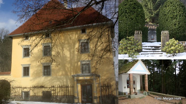 Schloss Kollegg, das ehemalige Jesuiten Kloster, heute Privatbesitz.