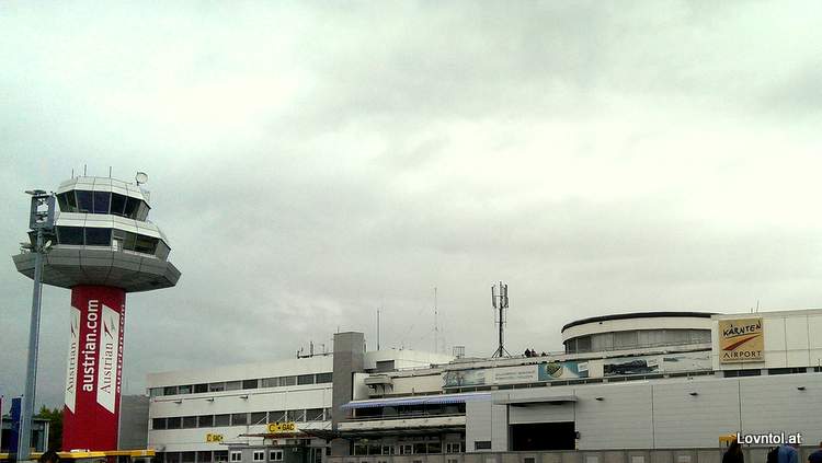 Der Flughafen in Klagenfurt